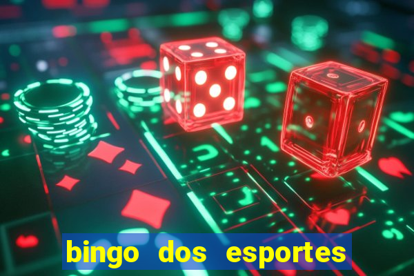 bingo dos esportes para imprimir